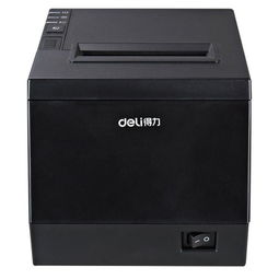 得力DL-801P热敏打印机 专为商场超市外卖场景打造的高效迷你票据解决方案